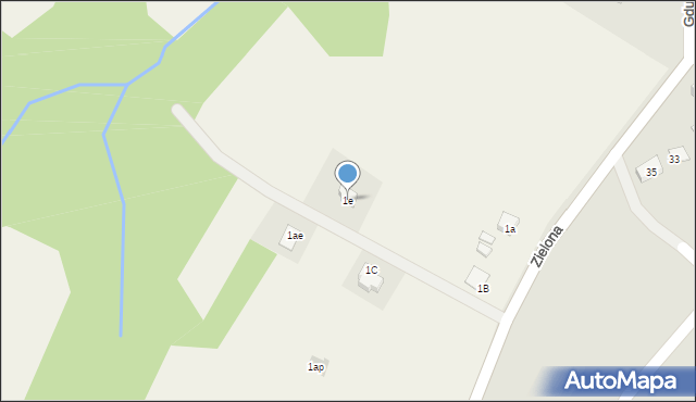 Godowa, Godowa, 1e, mapa Godowa