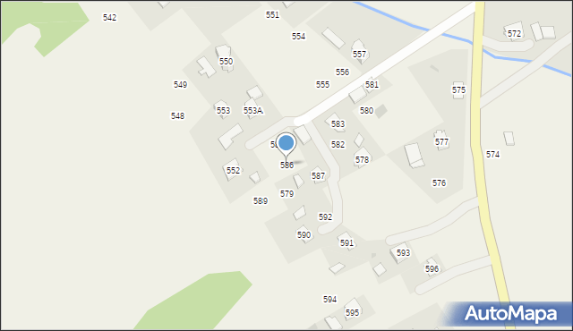 Godowa, Godowa, 586, mapa Godowa