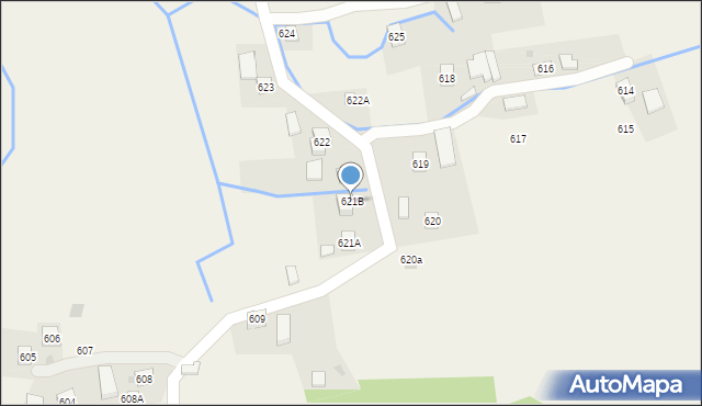 Godowa, Godowa, 621B, mapa Godowa
