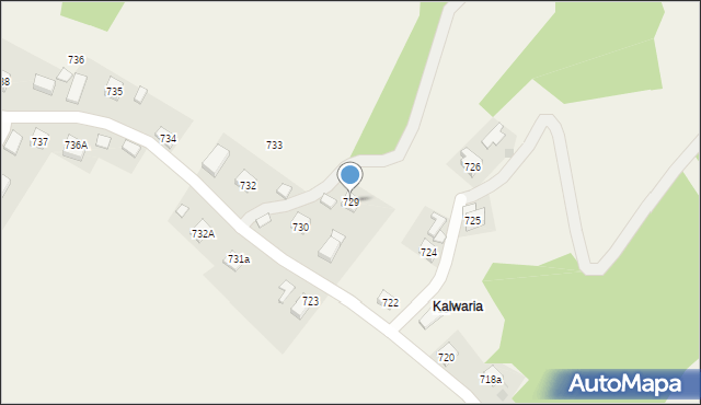 Godowa, Godowa, 729, mapa Godowa