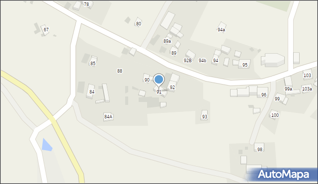 Godzieszów, Godzieszów, 91, mapa Godzieszów