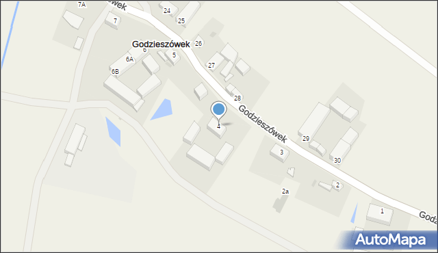 Godzieszówek, Godzieszówek, 4, mapa Godzieszówek