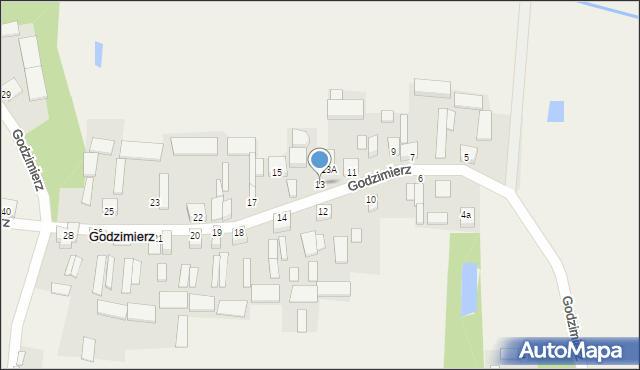 Godzimierz, Godzimierz, 13, mapa Godzimierz