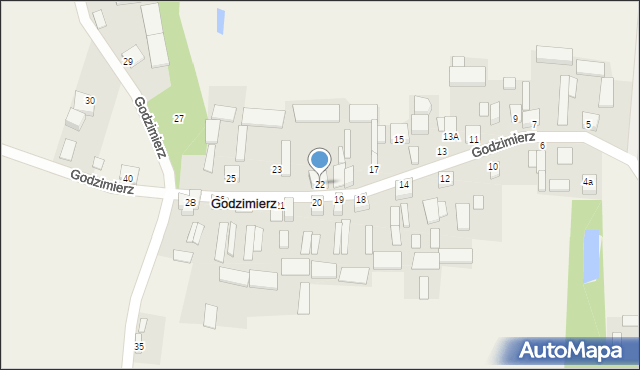 Godzimierz, Godzimierz, 22, mapa Godzimierz