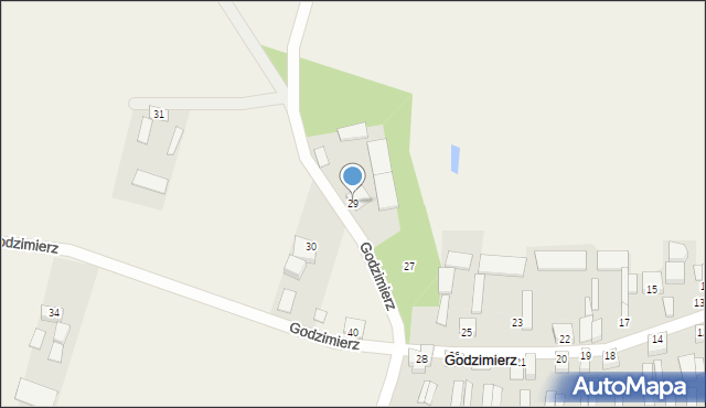 Godzimierz, Godzimierz, 29, mapa Godzimierz
