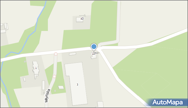 Godzisz, Godzisz, 127, mapa Godzisz