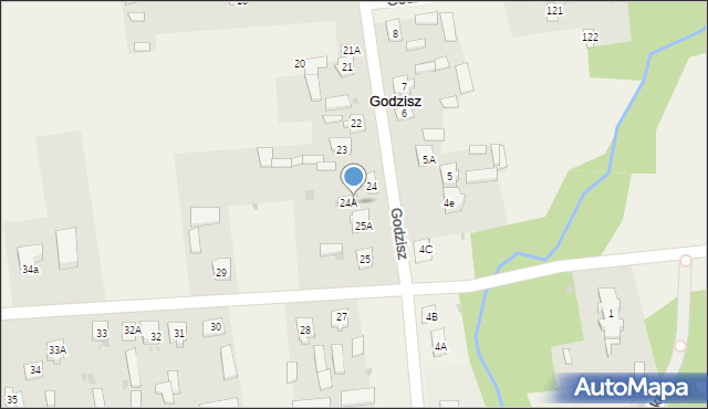 Godzisz, Godzisz, 24b, mapa Godzisz