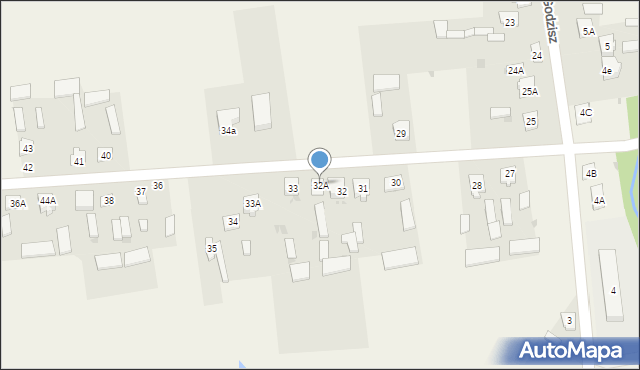 Godzisz, Godzisz, 32A, mapa Godzisz