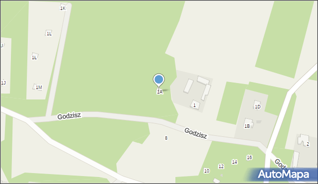 Godzisz, Godzisz, 1A, mapa Godzisz