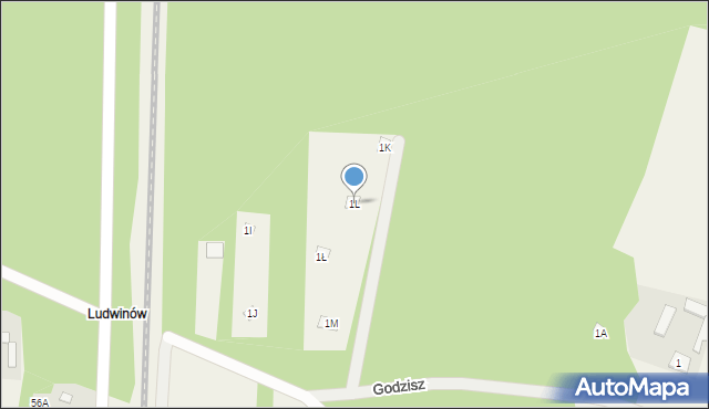 Godzisz, Godzisz, 1L, mapa Godzisz