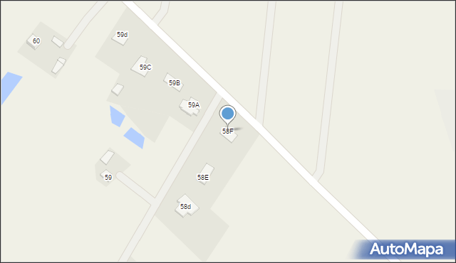 Godziszewy, Godziszewy, 58F, mapa Godziszewy