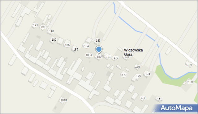 Godziszów, Godziszów Pierwszy, 182, mapa Godziszów