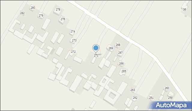 Godziszów, Godziszów Pierwszy, 271, mapa Godziszów