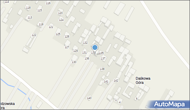 Godziszów Pierwszy, Godziszów Pierwszy, 134, mapa Godziszów Pierwszy
