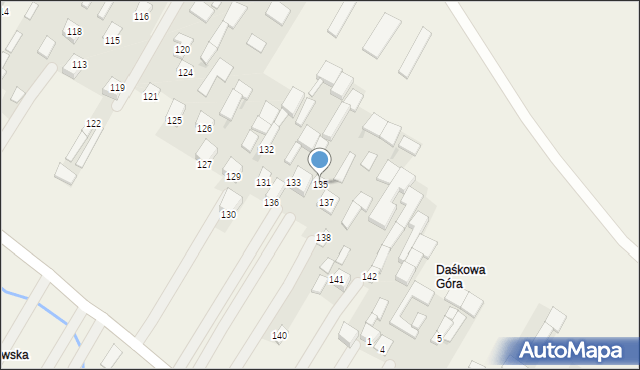 Godziszów Pierwszy, Godziszów Pierwszy, 135, mapa Godziszów Pierwszy