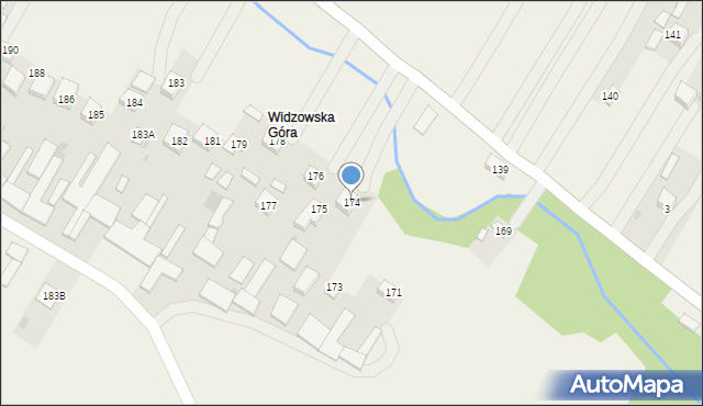 Godziszów Pierwszy, Godziszów Pierwszy, 174, mapa Godziszów Pierwszy