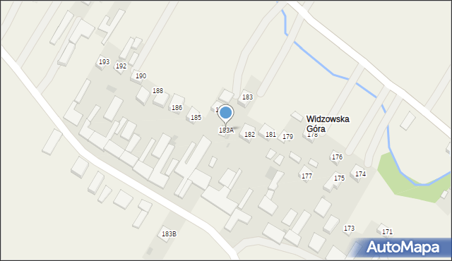 Godziszów Pierwszy, Godziszów Pierwszy, 183A, mapa Godziszów Pierwszy