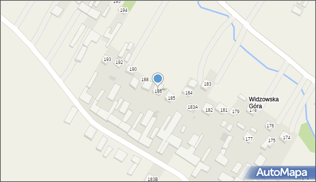 Godziszów Pierwszy, Godziszów Pierwszy, 186, mapa Godziszów Pierwszy