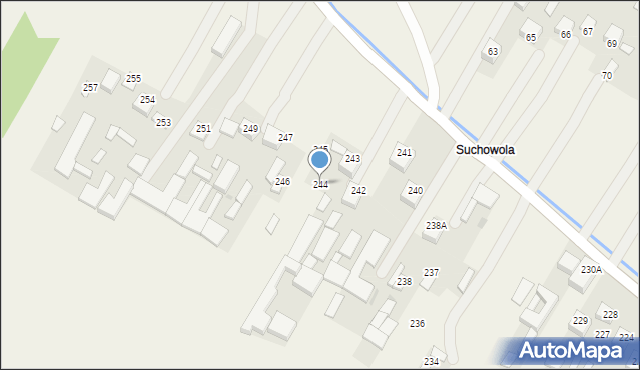 Godziszów Pierwszy, Godziszów Pierwszy, 244, mapa Godziszów Pierwszy