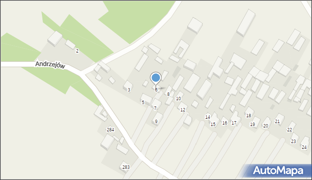Godziszów Pierwszy, Godziszów Pierwszy, 6, mapa Godziszów Pierwszy