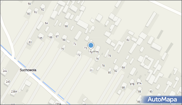 Godziszów Pierwszy, Godziszów Pierwszy, 74, mapa Godziszów Pierwszy