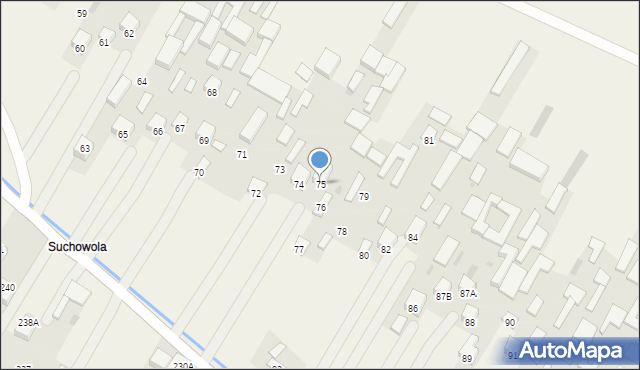 Godziszów Pierwszy, Godziszów Pierwszy, 75, mapa Godziszów Pierwszy