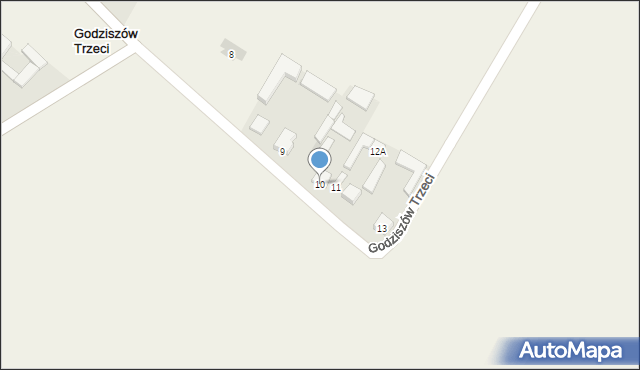 Godziszów Trzeci, Godziszów Trzeci, 10, mapa Godziszów Trzeci