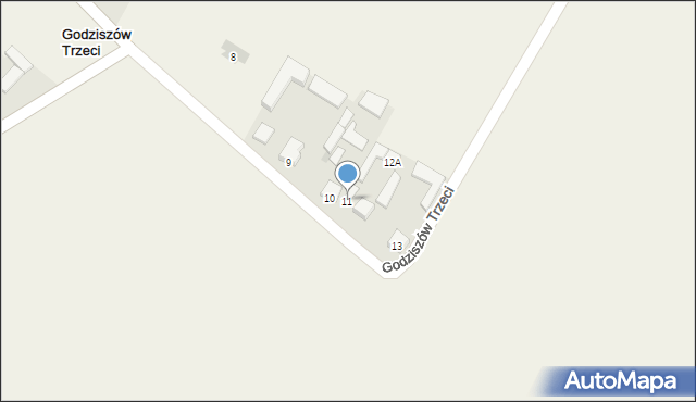 Godziszów Trzeci, Godziszów Trzeci, 11, mapa Godziszów Trzeci
