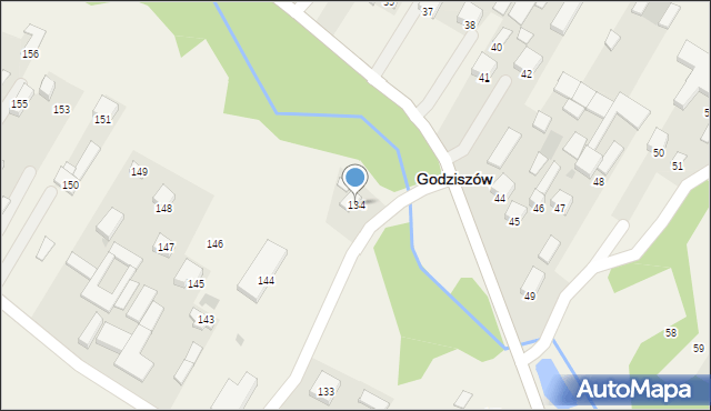 Godziszów Trzeci, Godziszów Trzeci, 134, mapa Godziszów Trzeci