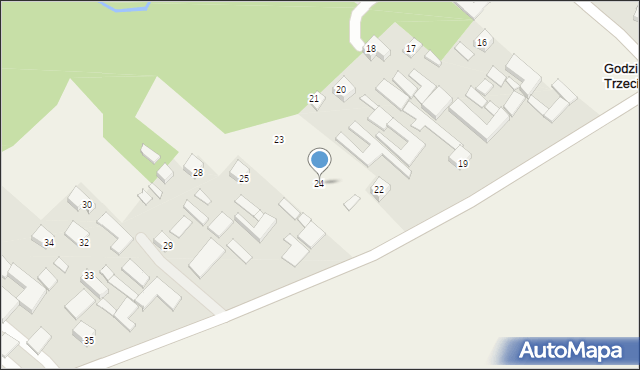 Godziszów Trzeci, Godziszów Trzeci, 24, mapa Godziszów Trzeci