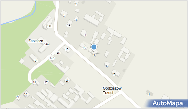 Godziszów Trzeci, Godziszów Trzeci, 5, mapa Godziszów Trzeci