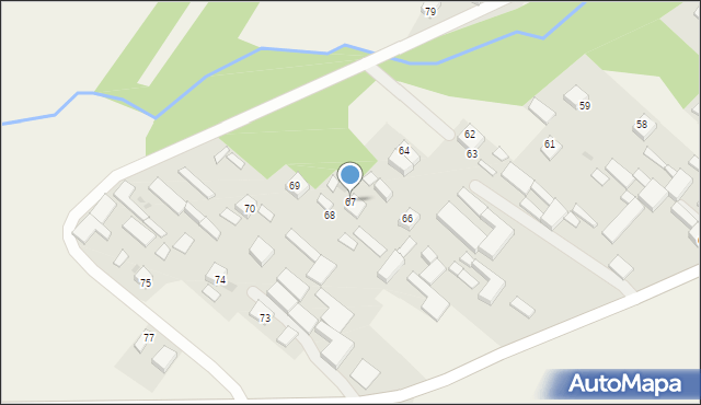 Godziszów Trzeci, Godziszów Trzeci, 67, mapa Godziszów Trzeci