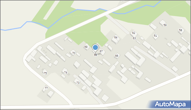 Godziszów Trzeci, Godziszów Trzeci, 68, mapa Godziszów Trzeci