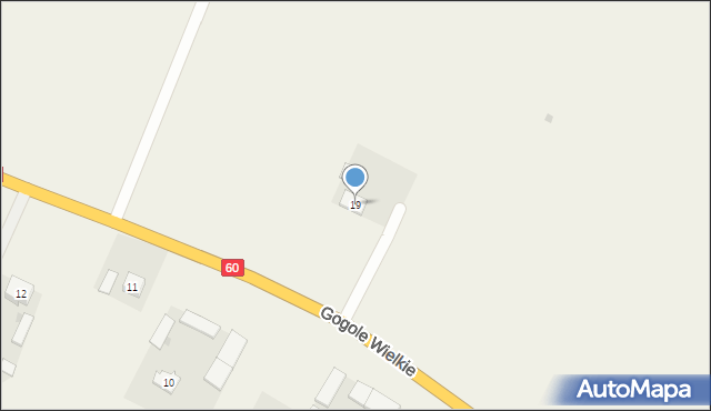 Gogole Wielkie, Gogole Wielkie, 19, mapa Gogole Wielkie