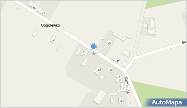 Gogolewko, Gogolewko, 9a, mapa Gogolewko