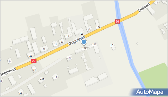 Gogolewo, Gogolewo, 15A, mapa Gogolewo