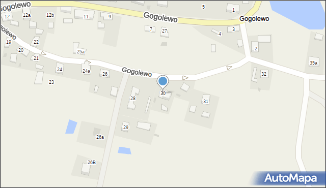 Gogolewo, Gogolewo, 30, mapa Gogolewo