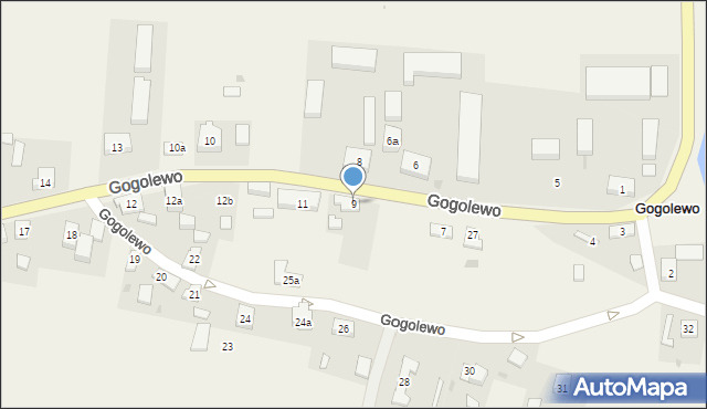 Gogolewo, Gogolewo, 9, mapa Gogolewo