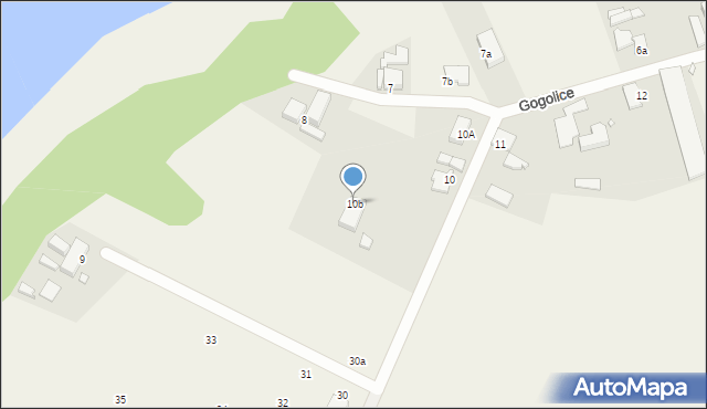 Gogolice, Gogolice, 10b, mapa Gogolice