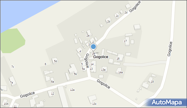 Gogolice, Gogolice, 15, mapa Gogolice