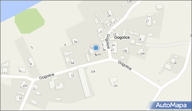 Gogolice, Gogolice, 5b, mapa Gogolice