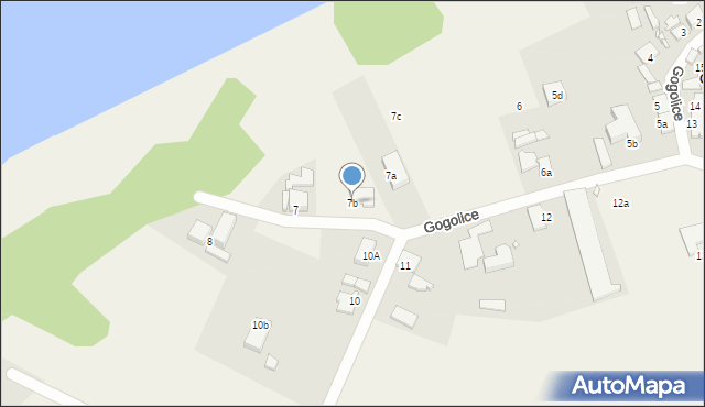 Gogolice, Gogolice, 7b, mapa Gogolice