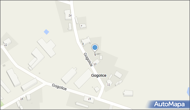 Gogolice, Gogolice, 9, mapa Gogolice