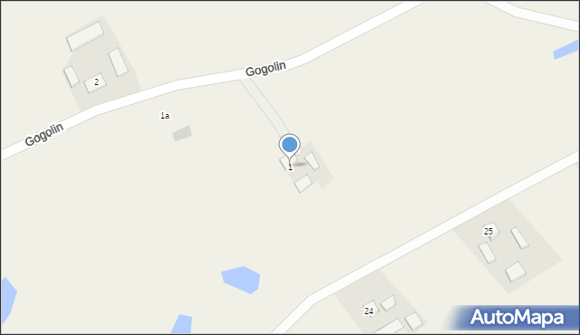 Gogolin, Gogolin, 1, mapa Gogolin