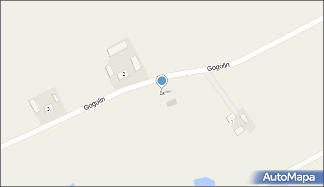 Gogolin, Gogolin, 1a, mapa Gogolin