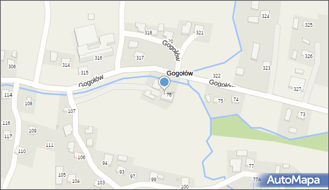 Gogołów, Gogołów, 76a, mapa Gogołów