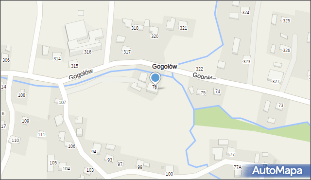 Gogołów, Gogołów, 76b, mapa Gogołów