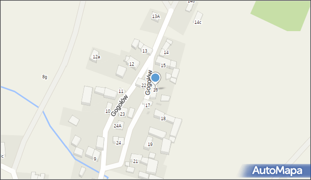 Gogołów, Gogołów, 16, mapa Gogołów