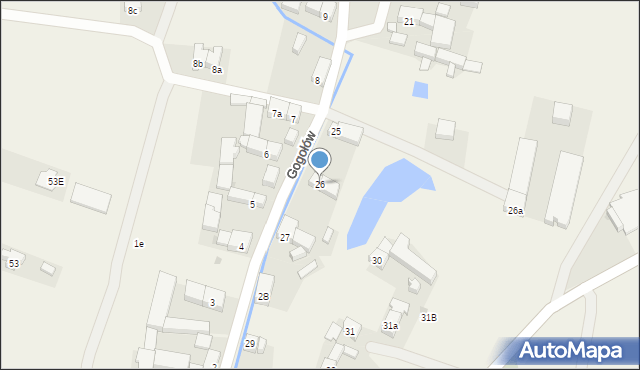 Gogołów, Gogołów, 26, mapa Gogołów