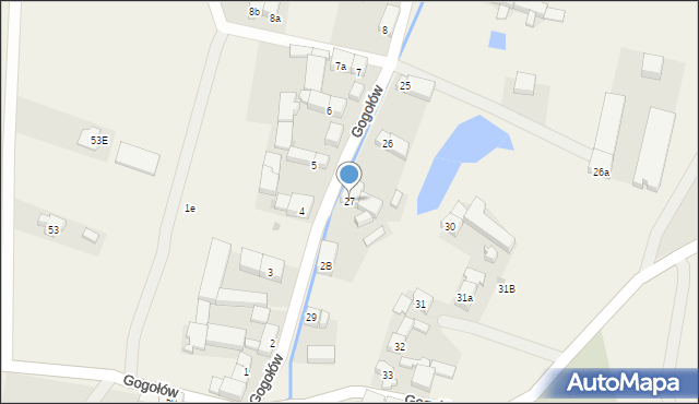 Gogołów, Gogołów, 27, mapa Gogołów